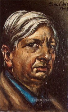ジョルジョ・デ・キリコ Painting - 自画像 1949 ジョルジョ・デ・キリコ 形而上学的シュルレアリスム